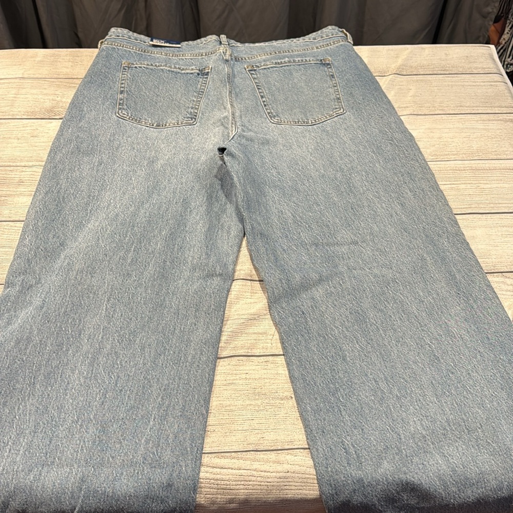 Women’s Old Navy Sky-Hi Wide Leg extra high rise jeans size 14 - Picture 13 of 15
